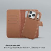 Selencia Olyn Abnehmbare Bookcase mit MagSafe Apple iPhone 17 Pro - Braun