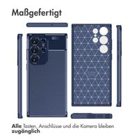 imoshion Carbon-Hülle für das Samsung Galaxy S23 Ultra - Blau