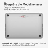 imoshion Hard Cover Apple MacBook Air 13 Zoll (2022 / 2024 M3 / 2025 M4 / 2026 M5) - Lavender Lilac