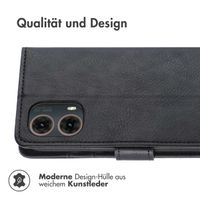 imoshion Luxuriöse Klapphülle Motorola Moto G85 - Schwarz