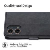 imoshion Luxuriöse Klapphülle für das Motorola Moto G85 - Schwarz