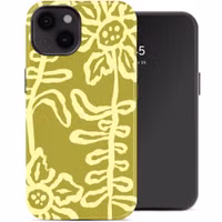 Selencia Vivid Back Cover Apple iPhone 14 - Chalky Bloom