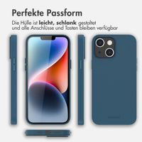 Accezz Leather Backcover mit MagSafe für das Apple iPhone 14 Plus - Dunkelblau