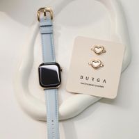 Burga Armband aus echtem Leder für Apple Watch | 38/40/41/42 mm - Dream / Gold