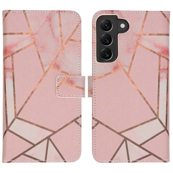 imoshion Design TPU Klapphülle für das Samsung Galaxy S22 Plus - Pink Graphic