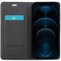 imoshion Slim Folio Klapphülle Apple iPhone 12 (Pro) - Dunkelblau