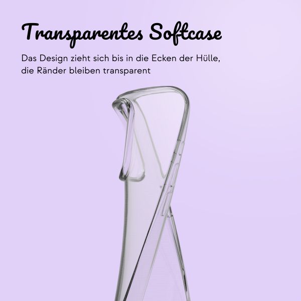 Personalisierte Hülle mit Namen iPhone 14 - Transparent