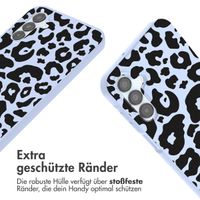 imoshion SilikonHülle design mit Band Samsung Galaxy A15 (5G/4G) - Animal Lila