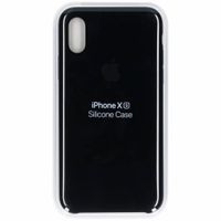 Apple Silikon-Case Schwarz für das Apple iPhone Xs / X