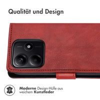 imoshion Luxuriöse Klapphülle Xiaomi Redmi Note 14 (5G) - Rot