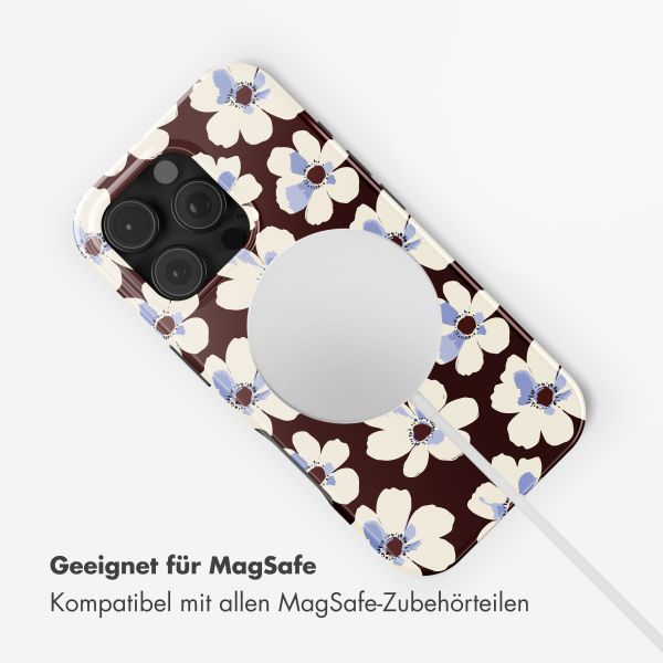 Selencia Vivid Rückabdeckung mit MagSafe Apple iPhone 16 Pro - Choco Flower Pop
