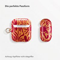Selencia Vivid Case  Apple Airpods 4 - Tropical Vibes Apricot