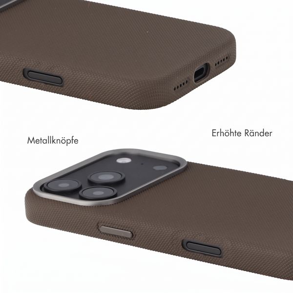 Accezz Mesh Backcover mit MagSafe Apple iPhone 17 Pro Max - Braun