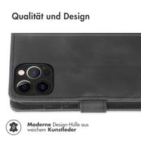 imoshion Klapphülle mit Kordel Apple iPhone 12 (Pro) - Schwarz