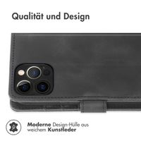 imoshion ﻿Klapphülle mit Kordel für das iPhone 12 (Pro) - Schwarz