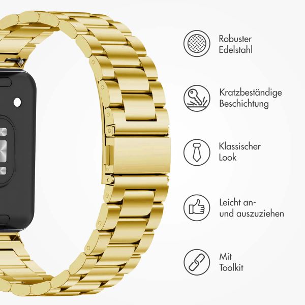 imoshion Edelstahlarmband für Samsung Galaxy Fit 3 - Gold