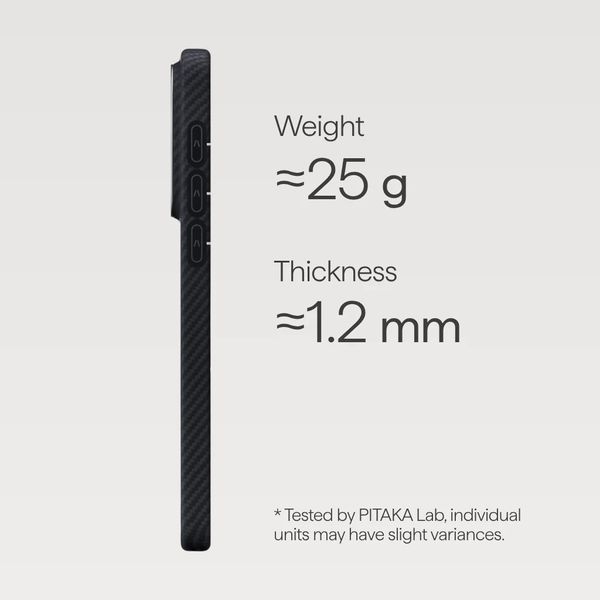 Pitaka Ultra Slim Case Samsung Galaxy S26 - Black
