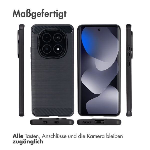 imoshion Brushed Back Cover Xiaomi Redmi Note 15 (4G) - Schwarz