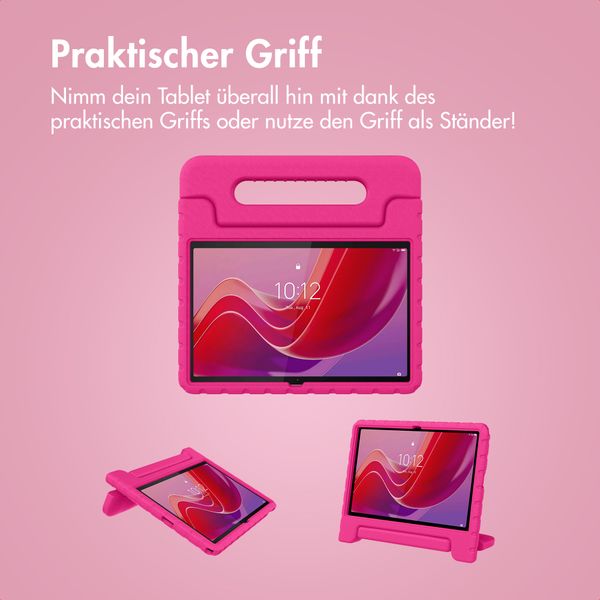 imoshion Schutzhülle mit Handgriff kindersicher Lenovo Tab M11 - Rosa