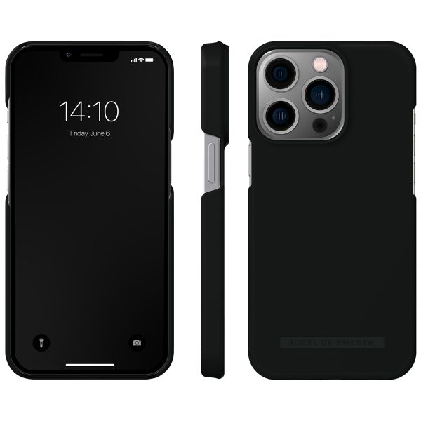 iDeal of Sweden Seamless Case Back Cover für das iPhone 13 Pro - Coal Black