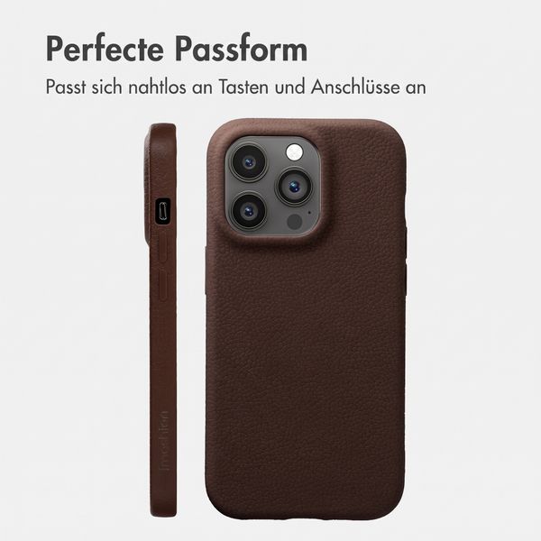 imoshion Texture Backcover Apple iPhone 14 Pro - Dunkelbraun