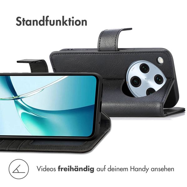imoshion Luxuriöse Klapphülle Oppo Find X8 Pro - Schwarz