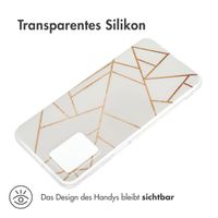 imoshion Design Hülle für das Motorola Moto G54 - White Graphic