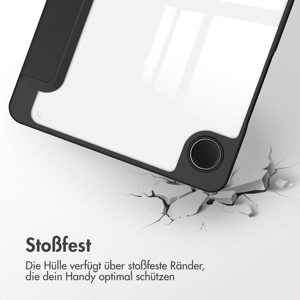 imoshion Trifold Hardcase Klapphülle Samsung Galaxy Tab A11 Plus - Schwarz