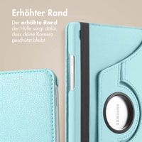 imoshion 360° drehbare Klapphülle Galaxy Tab S6 Lite / Tab S6 Lite (2022) / Tab S6 Lite (2024) - Hellblau