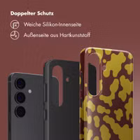 Selencia Vivid Back Cover Samsung Galaxy S24 - Moo'd Olive Dust