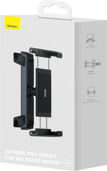 Baseus Joyride Pro Series Car Backseat Mount - 360° drehbar – Für Tablet und Handy – Schwarz