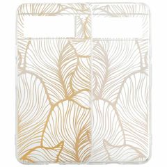 imoshion Design Hülle Google Pixel 8 - Golden Leaves Transparent
