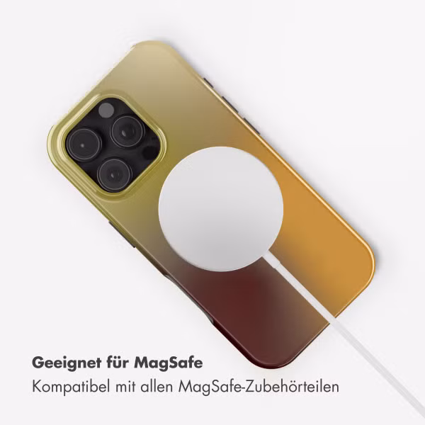 Selencia Vivid Rückabdeckung mit MagSafe Apple iPhone 16 Pro - Gradient Olive Dust