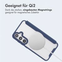 imoshion Transparente Bookcase mit MagSafe Samsung Galaxy S25 / S24 - Blau