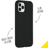 Accezz Liquid Silikoncase Schwarz für das iPhone 11 Pro