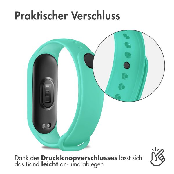 imoshion Silikonarmband für das Xiaomi Mi Band 7 - Mintgrün