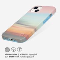 Selencia Aurora Fashion Back Case für das iPhone 13 - ﻿Strapazierfähige Hülle - 100 % recycelt - Sky Sunset Multicolor