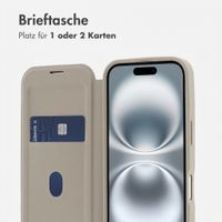 imoshion Transparente Bookcase mit MagSafe Apple iPhone 16 - Beige