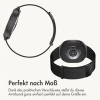 imoshion Mailändische Magnetarmband für Samsung Galaxy Watch 9 (40/44mm) / Watch 8 (40/44mm) / Classic (46mm) - Schwarz