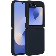 Accezz Liquid Silikoncase für das Samsung Galaxy Z Flip 6 - Dunkelblau