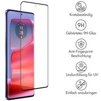 Accezz Full Cover Screen Protector aus gehärtetem Glas Motorola Edge 50 Pro