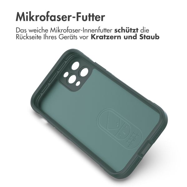 imoshion EasyGrip Back Cover für das iPhone 11 Pro - Dunkelgrün