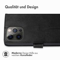 imoshion Luxuriöse Klapphülle für das iPhone 13 Pro Max - Schwarz