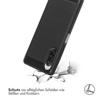 imoshion Brushed Back Cover für das Sony Xperia 10 V - Schwarz