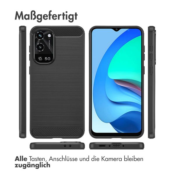 imoshion Brushed Back Cover Samsung Galaxy A36 - Schwarz