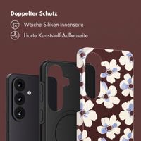 Selencia Vivid Rückabdeckung mit MagSafe Samsung Galaxy S26 FE - Choco Flower Pop