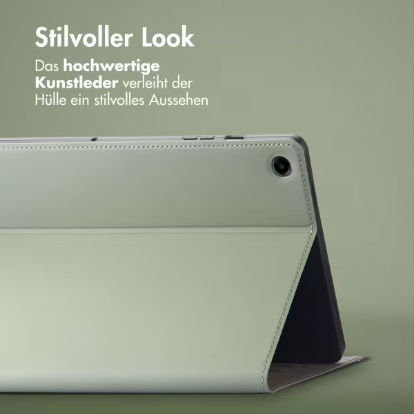 Accezz Classic Klapphülle Samsung Galaxy Tab A9 Plus - Grün