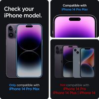 Spigen GLAStR Fit Displayschutzfolie  + Applicator 2-pack für das Apple iPhone 14 Pro Max