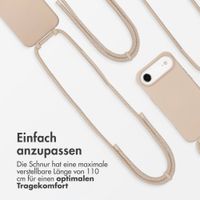 imoshion Color Backcover mit abnehmbarem Handykette und MagSafe Apple iPhone Air - Nude