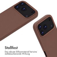 imoshion SilikonHülle mit Band Apple iPhone 18 Pro Max / 17 Pro Max - Braun